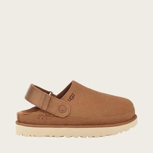 Women's UGG Goldenstar Clog, Chestnut Suede. 1138252